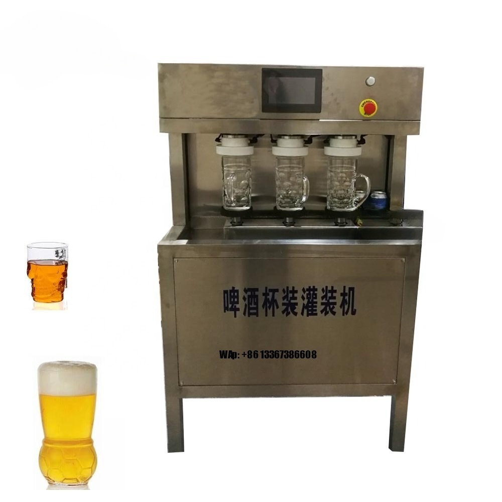 Wine To Beer - カップ用の手動ビール充填機、酒類ワインウォッカアルコール瓶詰め生産プラントライン、ワイン充填機