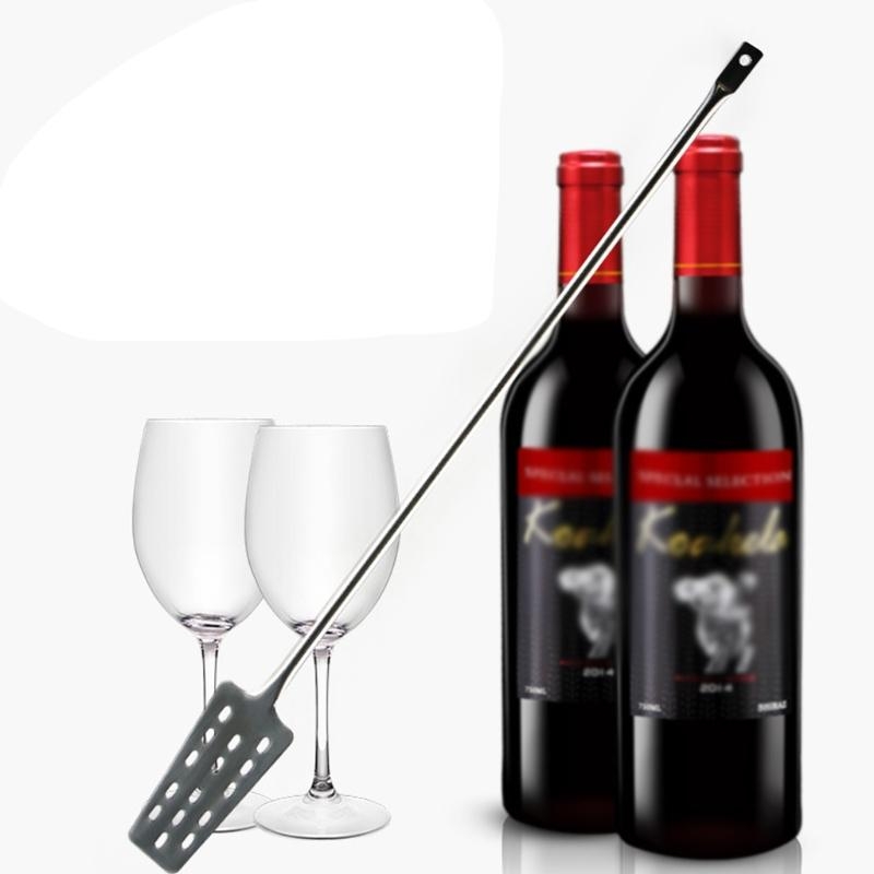Wine Beer Mix - ステンレス鋼ワインタンミキシングスターラーパドルホームブリュー15穴付きホームキッチンバービールワイン醸造ツール、新年ギフト