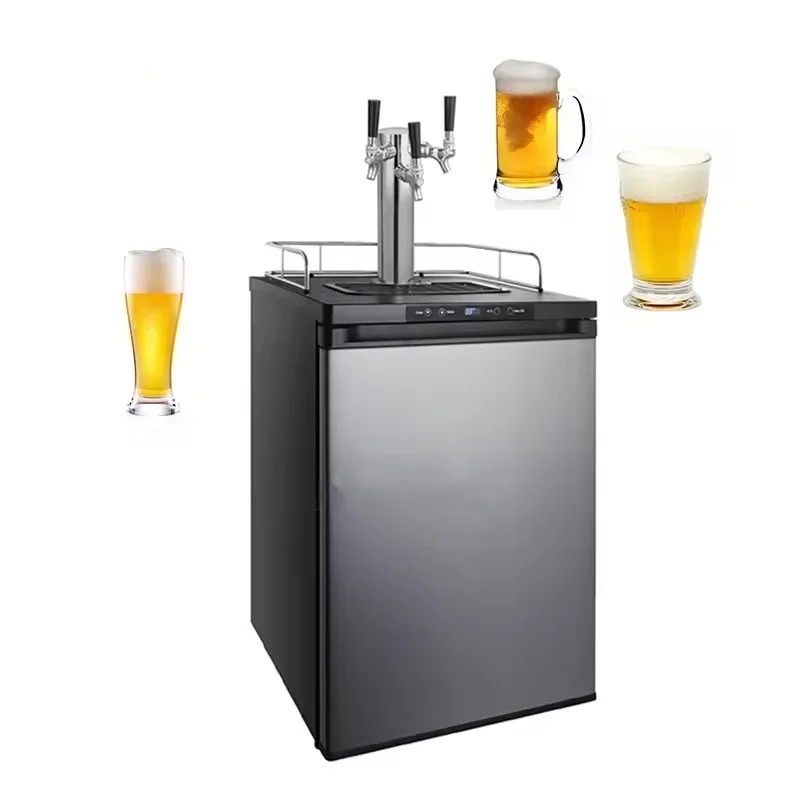 Wine Beer Brand - HNRBブランド フルサイズ デジタルディスプレイ ドラフトビールディスペンサー 多機能ケガレーター＆コールドルームバーキット（飲料・ワイン用）