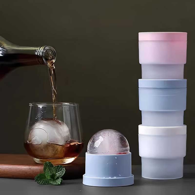 3個入りアイスボールメーカー、ウイスキー、カクテル、ジュース - Wine Beer Refrigerator のレビューと価格