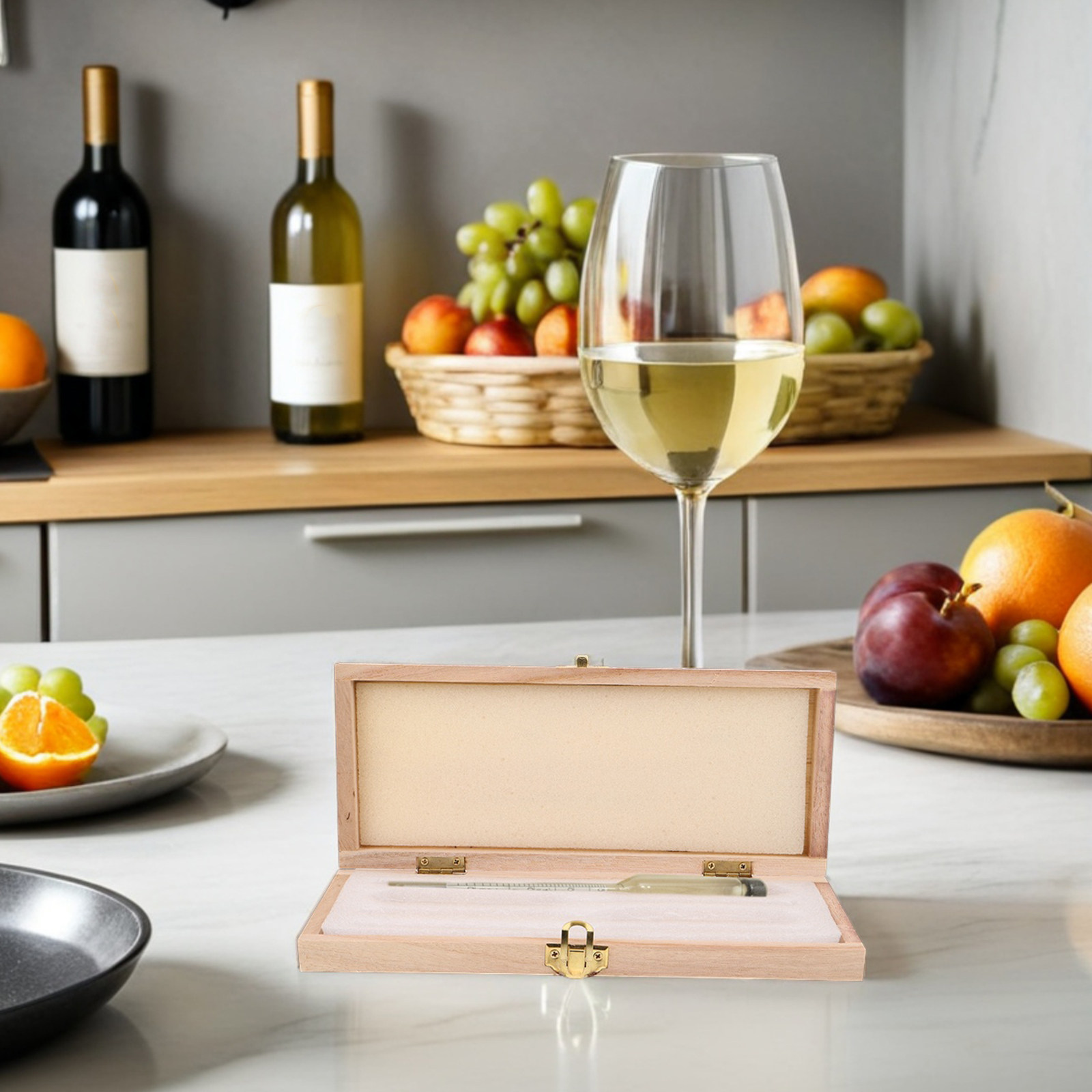 木製比重計収納ボックス、フォームインサート付き保護ケース、ビ - Wine Beer Spirit のレビューと価格