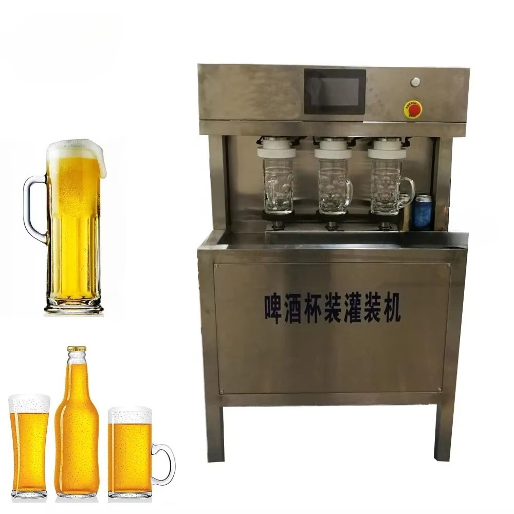 カップ用の手動ビール充填機、酒類ワインウォッカアルコール瓶詰 - Wine To Beer のレビューと価格