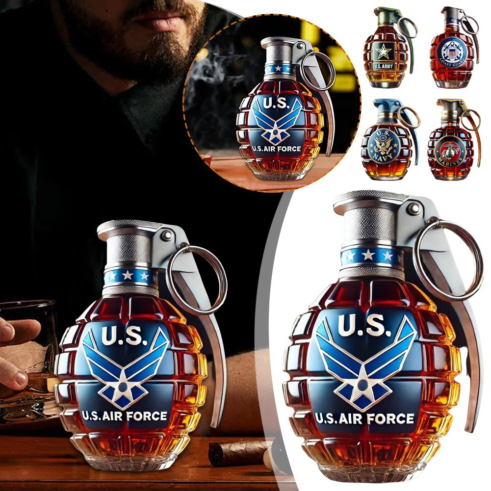 ウイスキーデカンターボトル 高ホウケイ酸ガラス手榴弾型 気密 - Wine Beer Spirits のレビューと価格