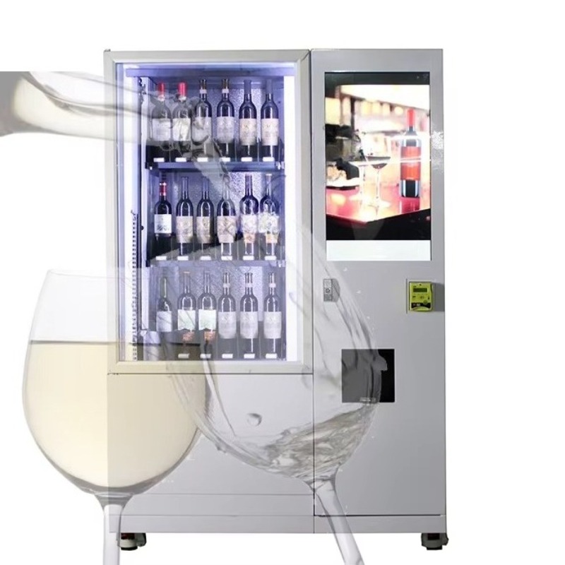 カスタムスマート年齢確認リフトシステム搭載冷蔵庫自動販売機、 - Wine Beer Refrigerator のレビューと価格