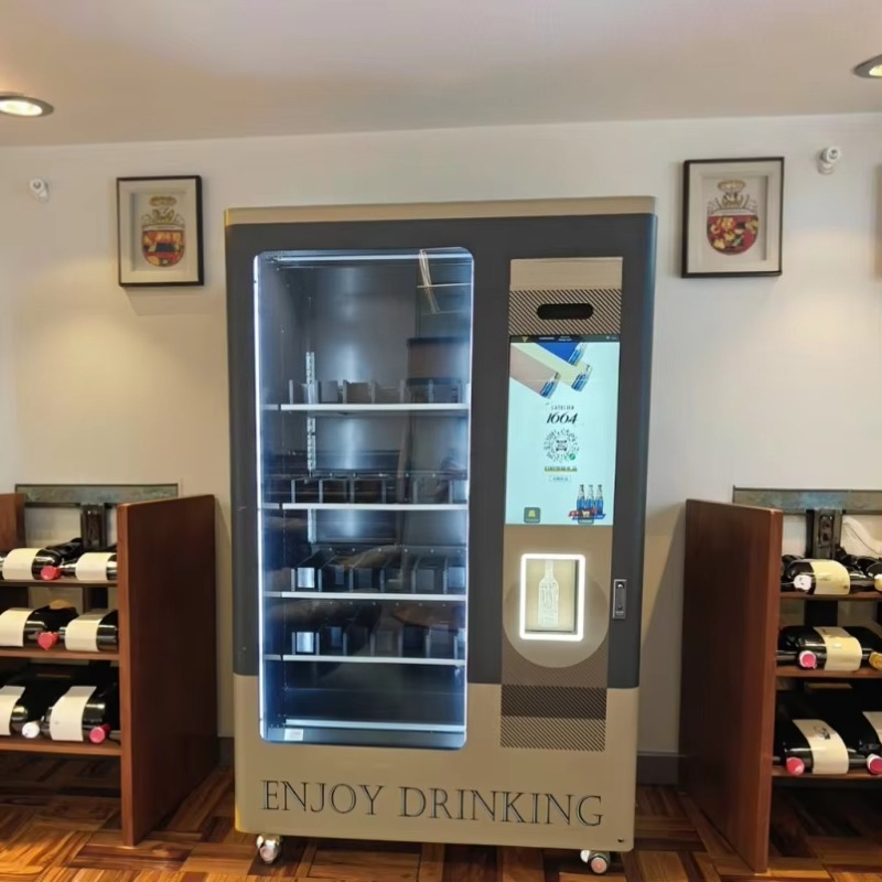 スマート年齢確認リフトシステム搭載冷蔵庫自動販売機、ビール・ - Wine To Beer のレビューと価格