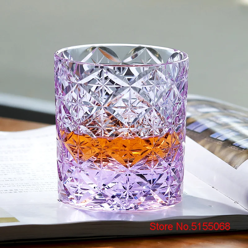 K9クリスタル星空ウイスキーカップ スターライト江戸切子 手 - Wine Xo のレビューと価格