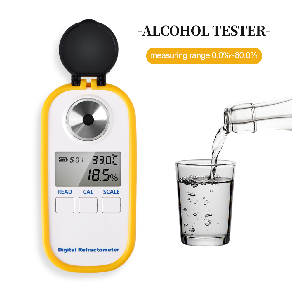 高精度 0-80% ホワイトスピリットアルコールテスターポー - Wine Beer Spirit のレビューと価格
