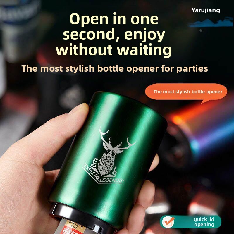 バービールボトルオープナー プレス式 パーソナライズされたク - Wine Beer Type のレビューと価格