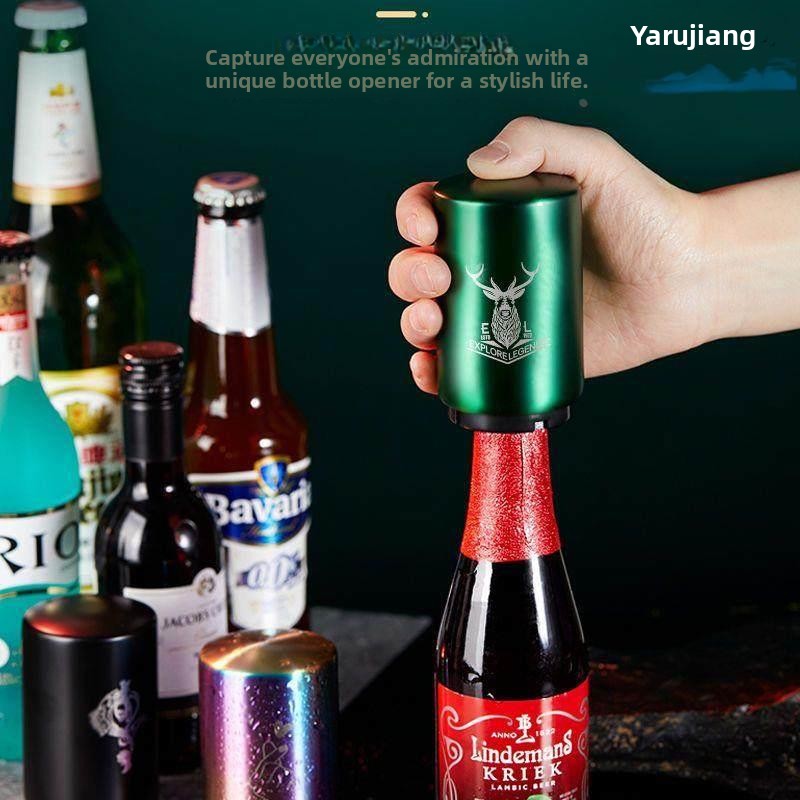 バービールボトルオープナー プレス式 パーソナライズされたク - Wine Beer Type のレビューと価格