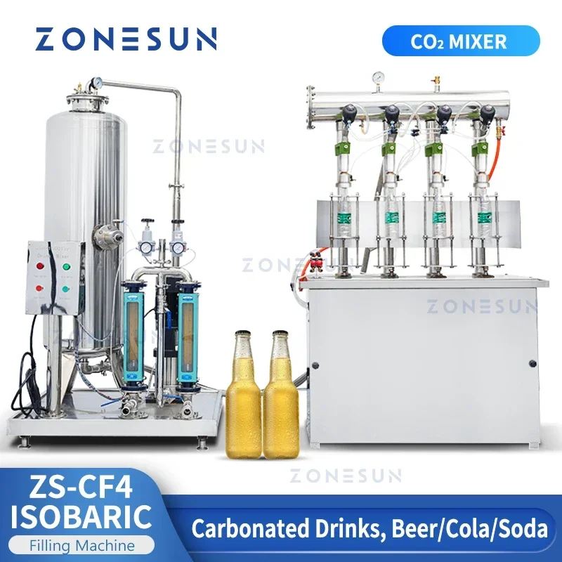 ZONESUN 炭酸飲料等圧充填機 ビール コーラ ソーダ  - Wine To Beer のレビューと価格