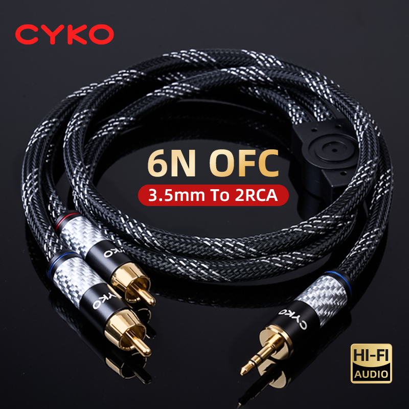 CYKO Hifi 6N OFCオーディオケーブル 3.5m - Wine Xo のレビューと価格
