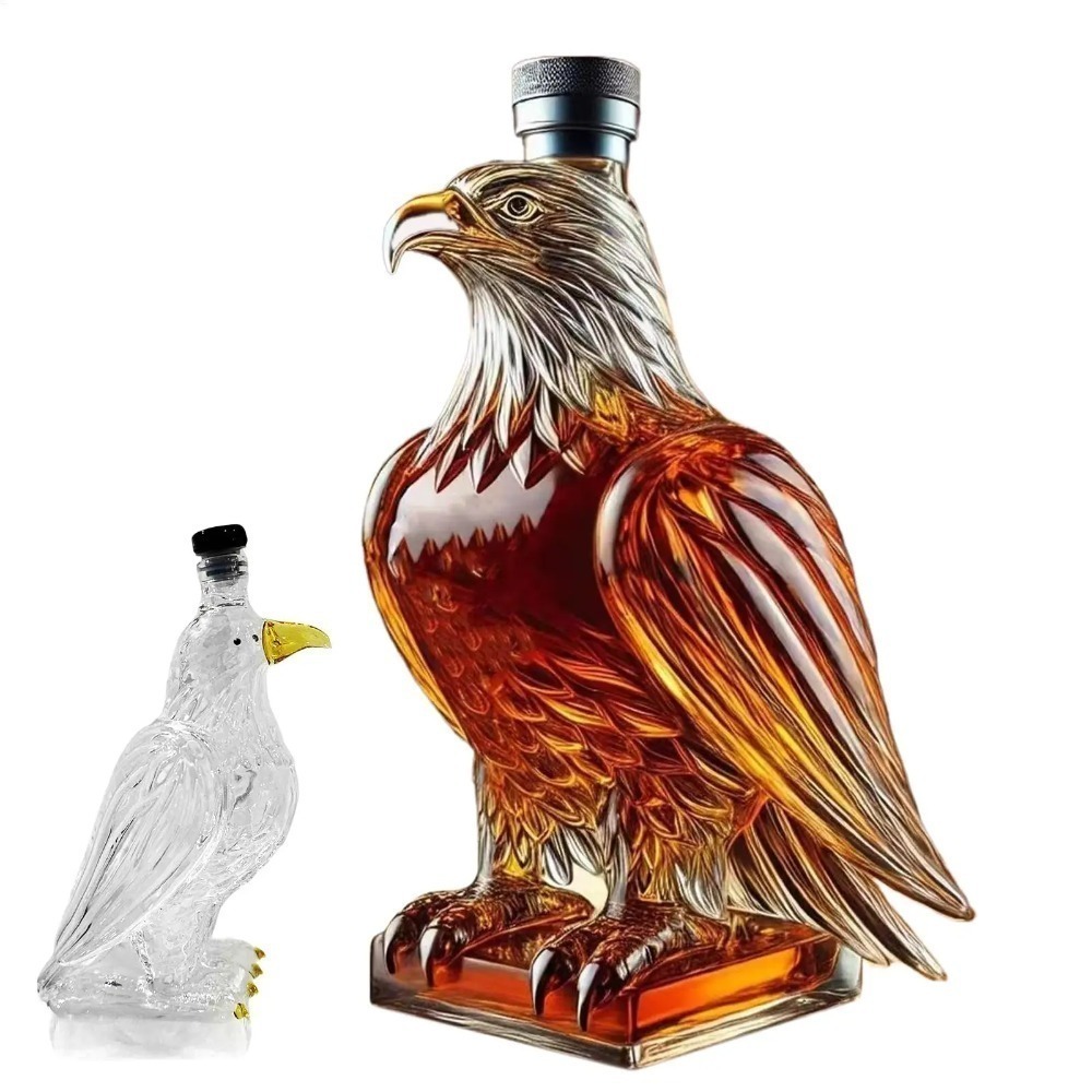 イーグルシェイプウイスキーデカンターグラスアニマル型ボトルコ - Wine Beer Spirits のレビューと価格