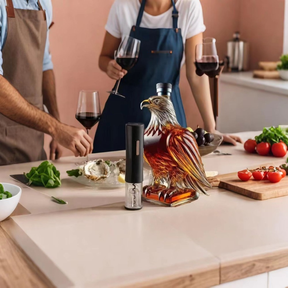 イーグルシェイプウイスキーデカンターグラスアニマル型ボトルコ - Wine Beer Spirits のレビューと価格