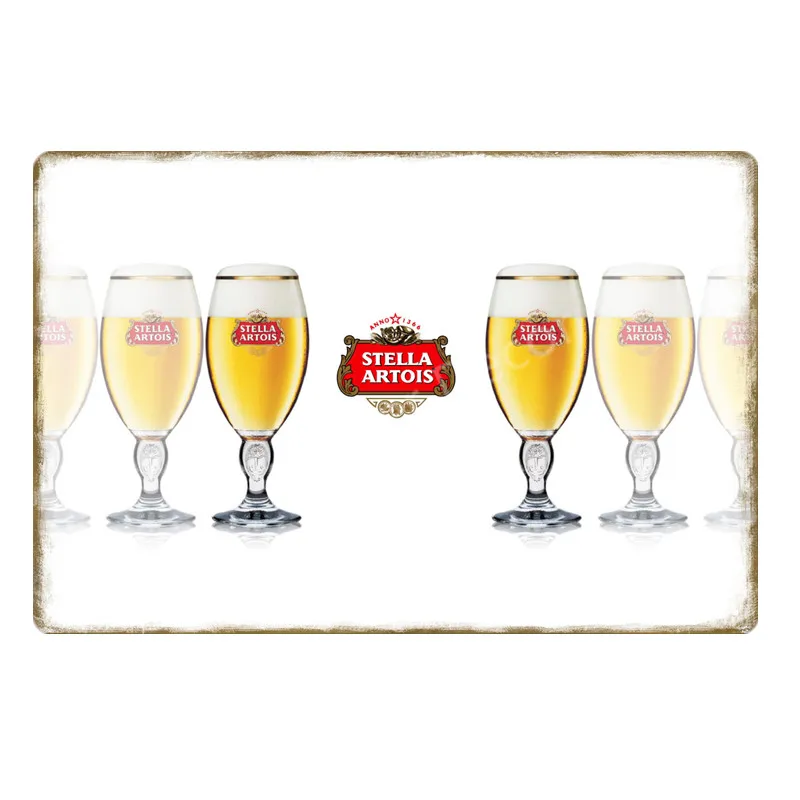 金属製のレトロなポスター,ビールブランド,陶器,ビール,ビー - Wine Beer Brand のレビューと価格